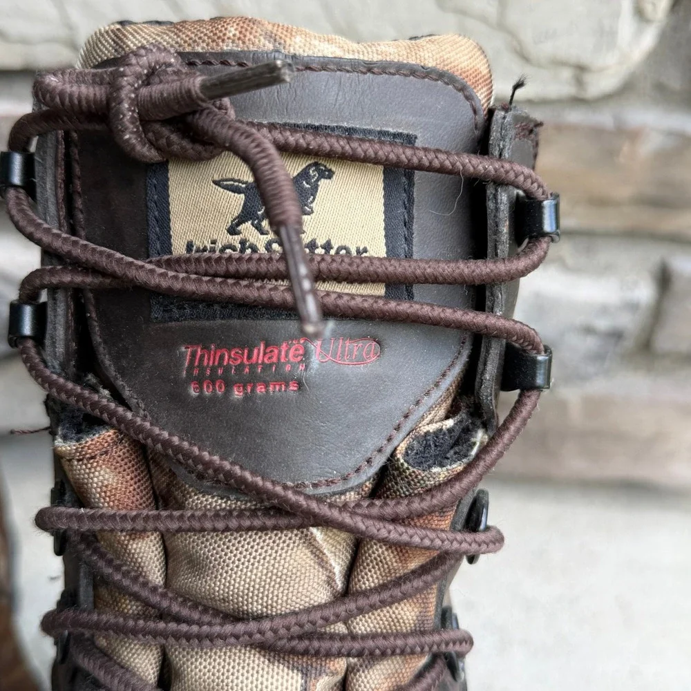 Irish Setter Red Wing Hunting Boots Camo Leather 600g Thinsulate 13 D Waterproof